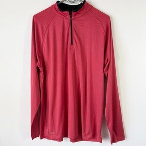 Colosseum Red 1/4 Zip Pullover Size XL